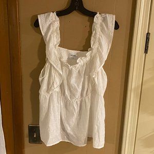 Old Navy eyelet sleeveless top